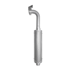 Toba esapament din inox pentru Tractor Forestier patrata, MAN 4-6 pistoane cu filtru amortizare HQ