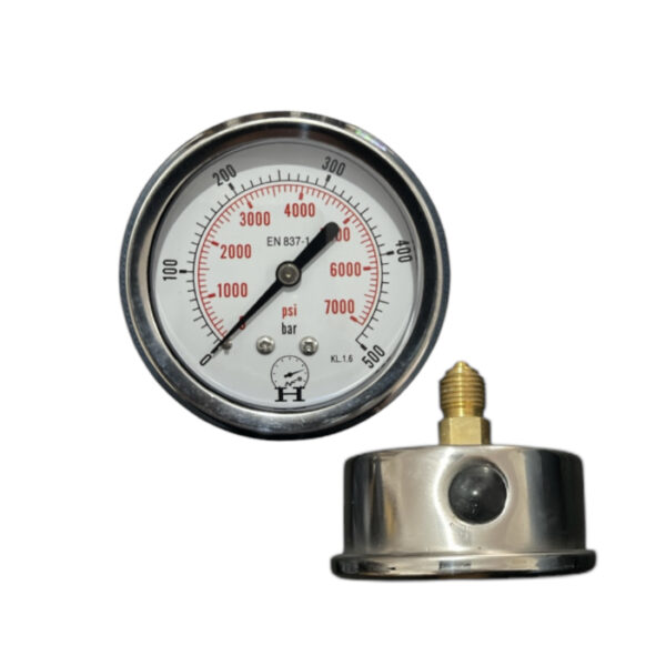 Manumetru 500 bar ,63mm ,1/4’’ radial