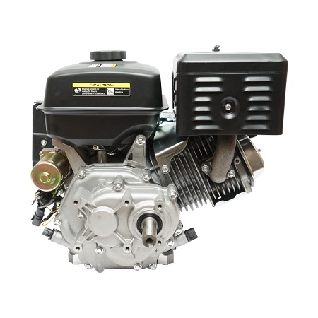 Motor pe benzină de 13 CP, cu motor în 4 timpi și ax cu pană de 25 mm. Pornirea se poate realiza atât la cheie, cât și la sfoară